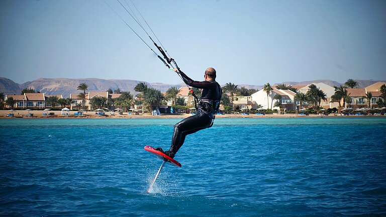 Hydrofoilen in El Gouna